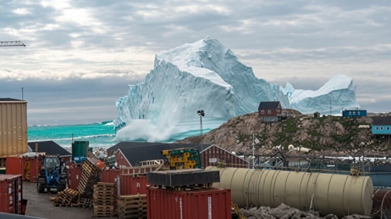Greenland iceberg flip Ilulissat