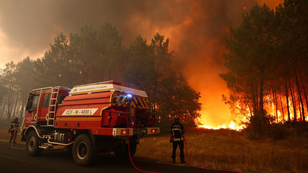 Europe wildfires climate change