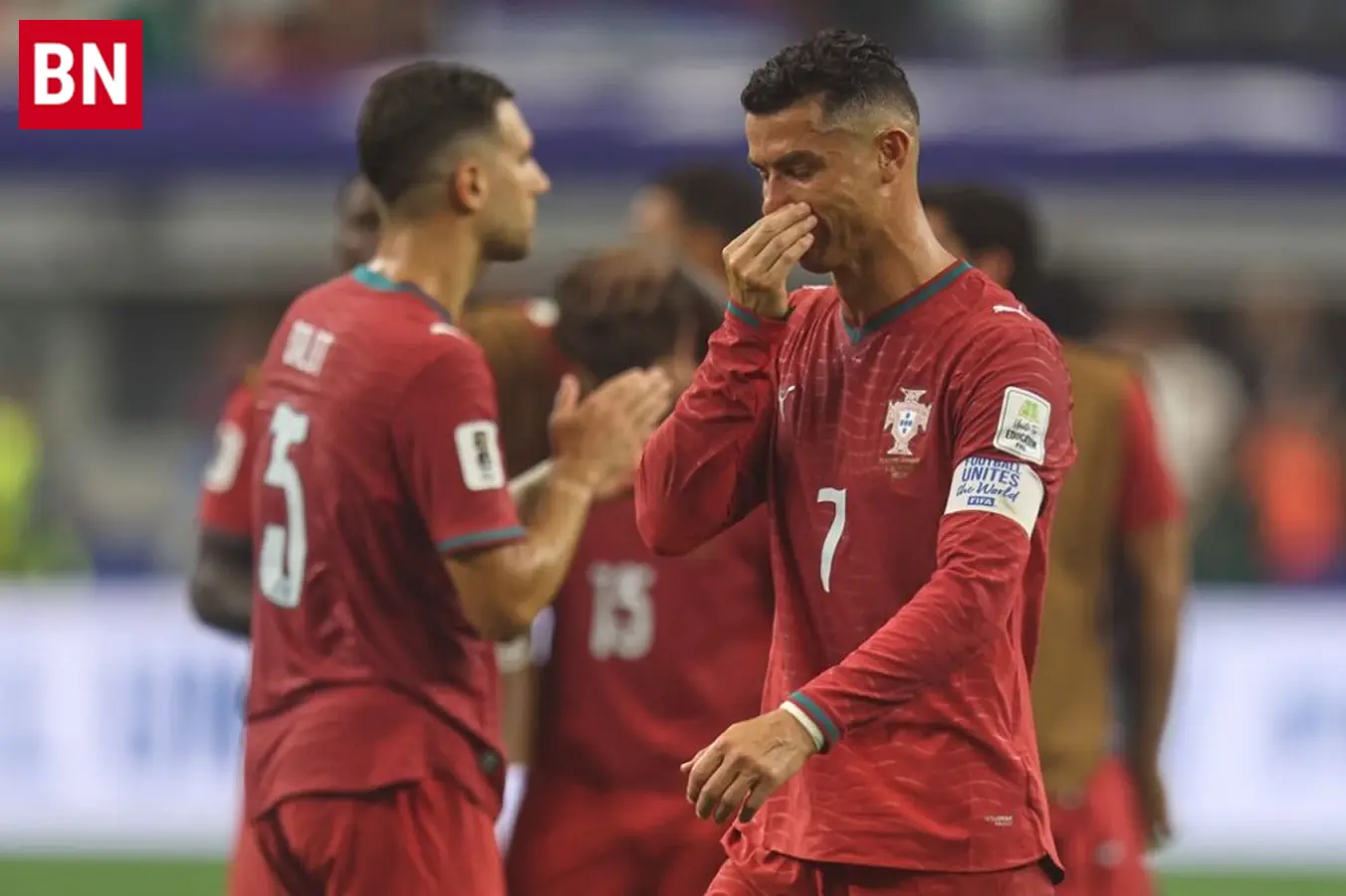Cristiano Ronaldo breaks down in tears