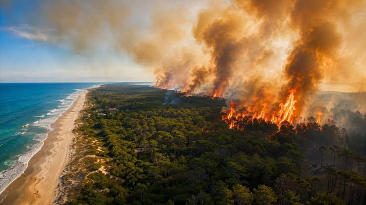 Southern France wildfires