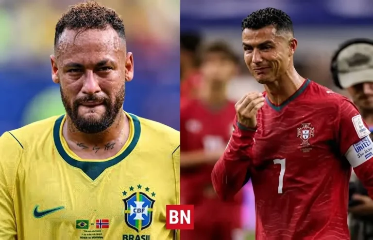 Neymar and Cristiano Ronaldo break down in tears