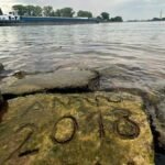 record low river levels Europe