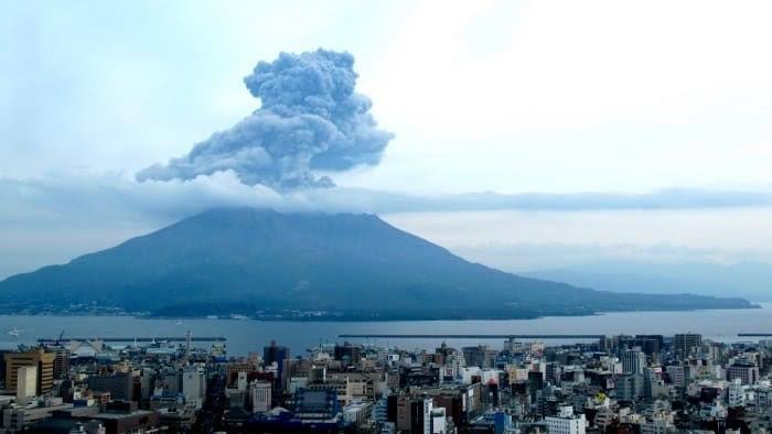 Sakurajima eruption