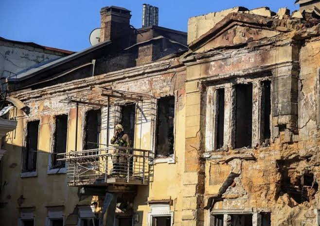 Odesa seaport attack