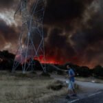 Spain eclipse wildfire risk